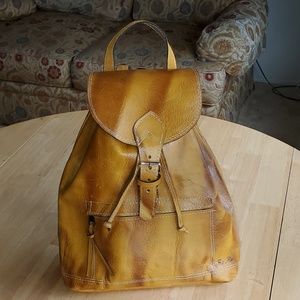 Leather Backpack, purse, shoulder bag, handmade